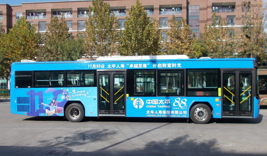 潍坊公交车广告